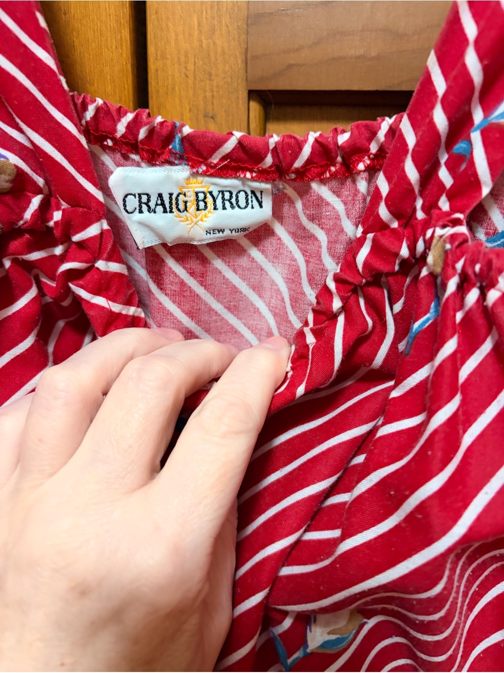 Vintage Craig Byron Red Sundress - Picture 4 of 5